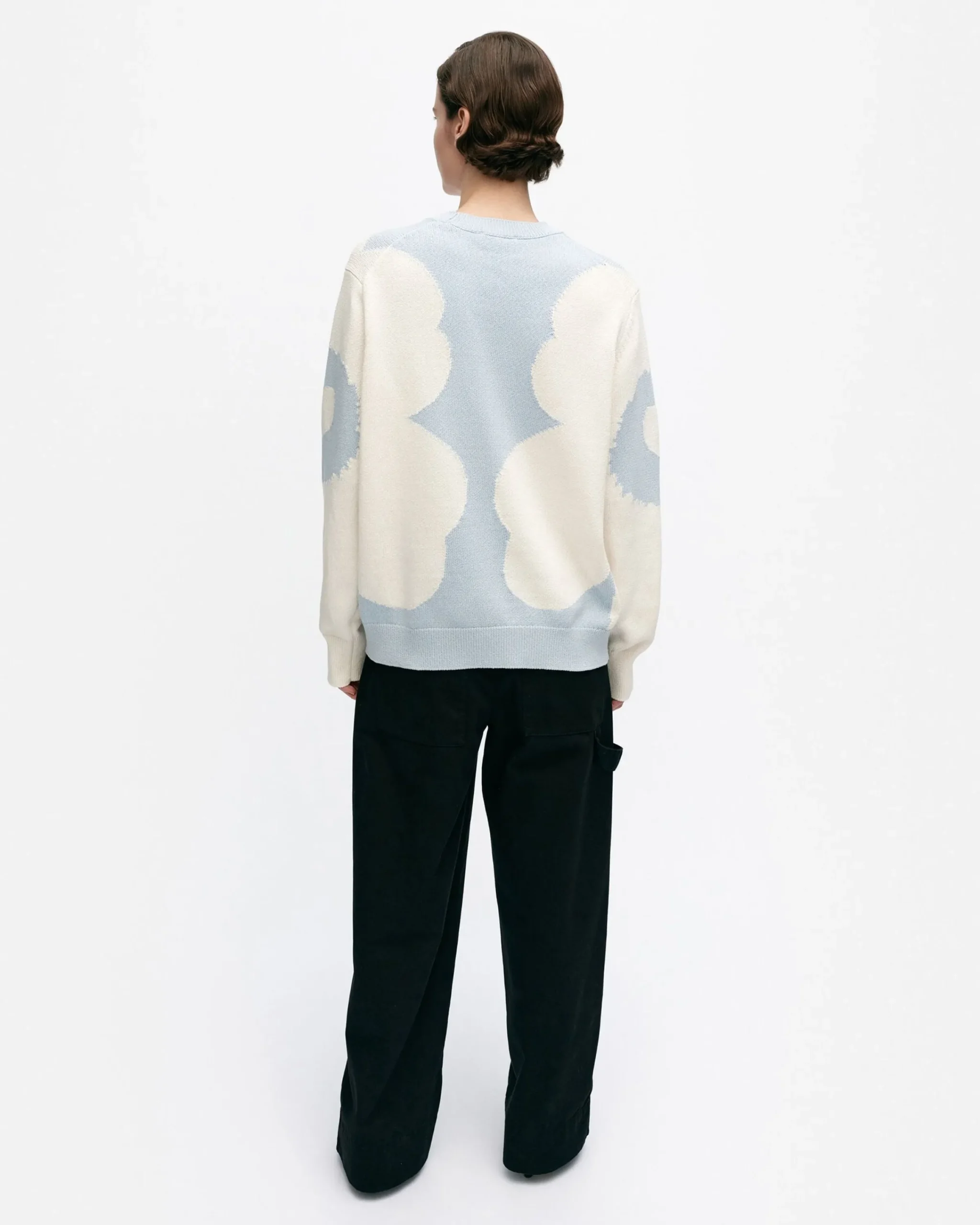 Vaatteet Marimekko Arkki Heijastus Unikko Puuvillaneulepusero