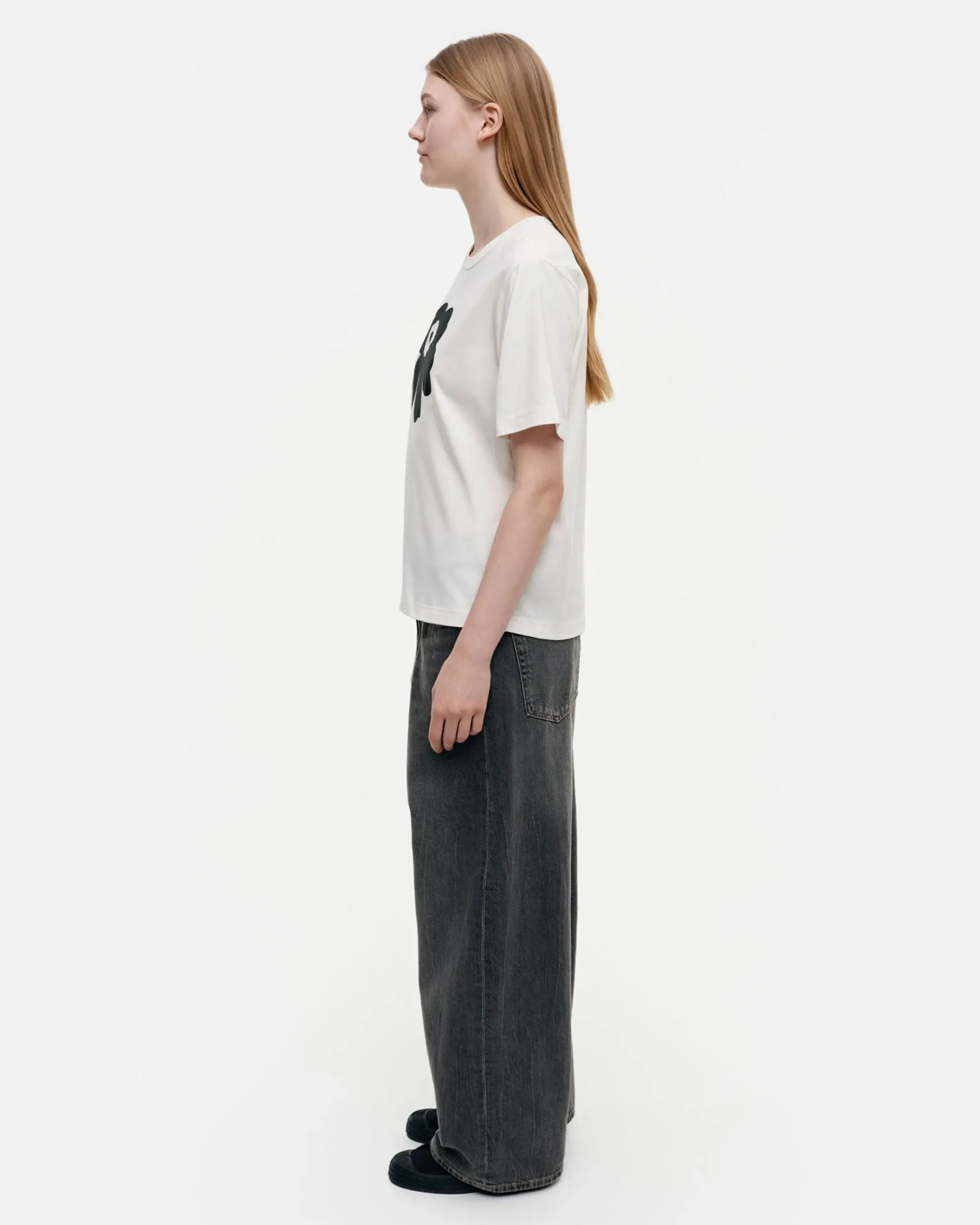 Vaatteet Marimekko Erna Relaxed Unikko Placement T-Paita