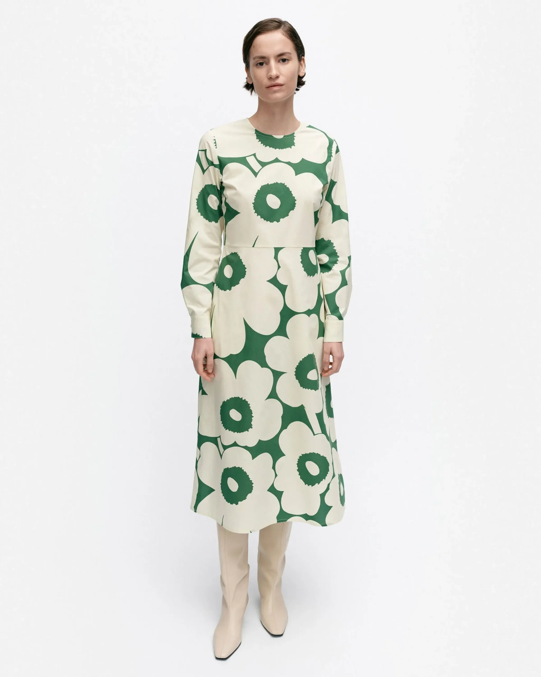 Vaatteet Marimekko Katse Unikko Puuvillapopliinimekko