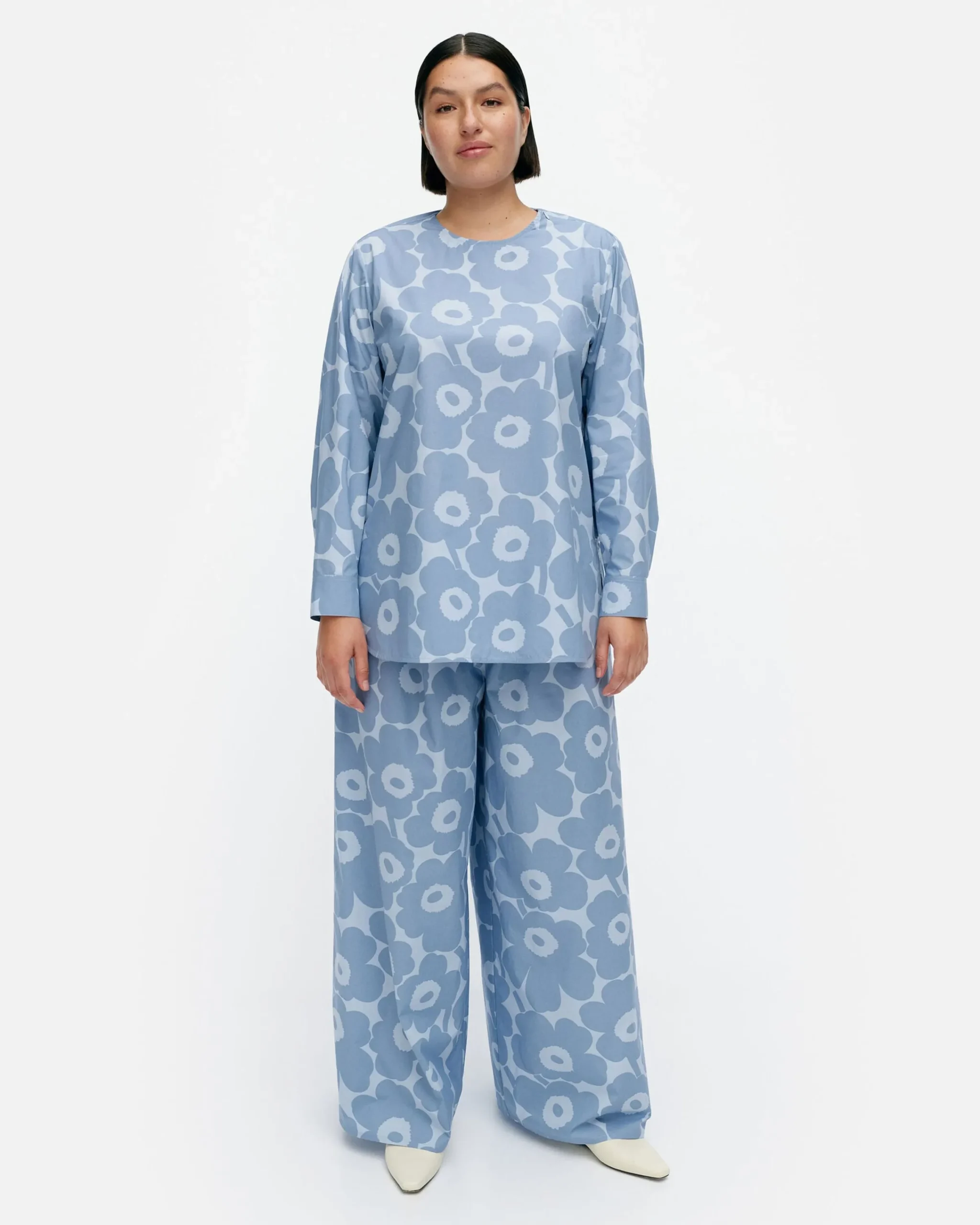 Vaatteet Marimekko Kehu Unikko Puuvillapopliinipaita