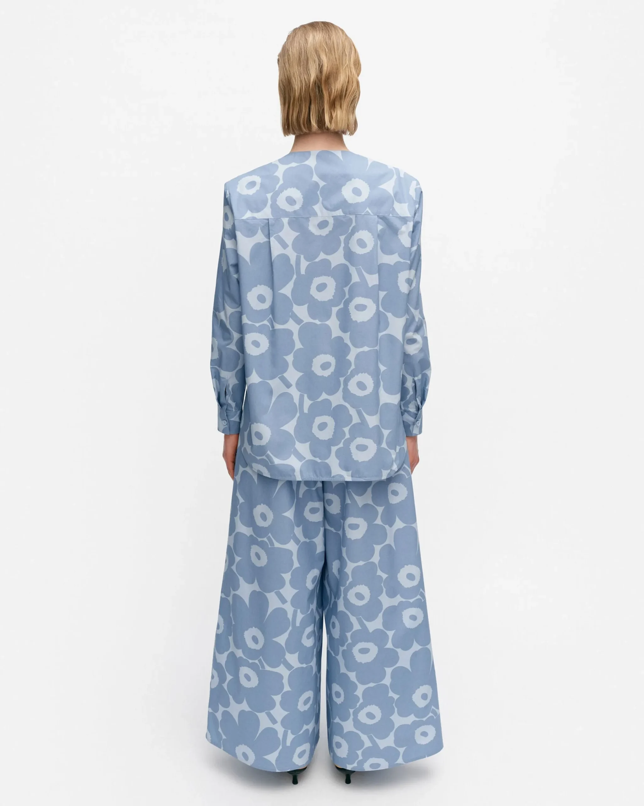 Vaatteet Marimekko Kehu Unikko Puuvillapopliinipaita