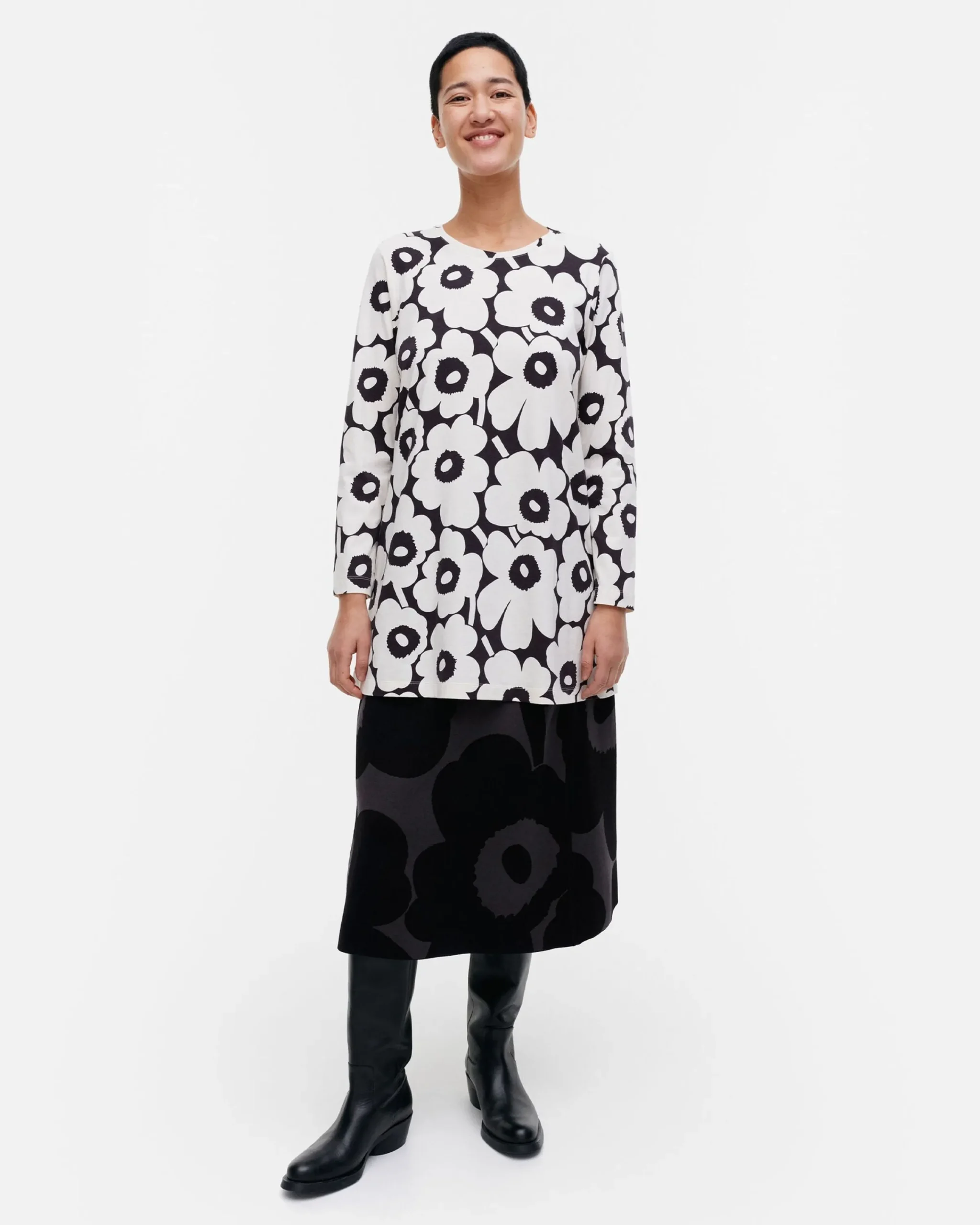 Vaatteet Marimekko Kevu00E4T Unikko Trikootunika