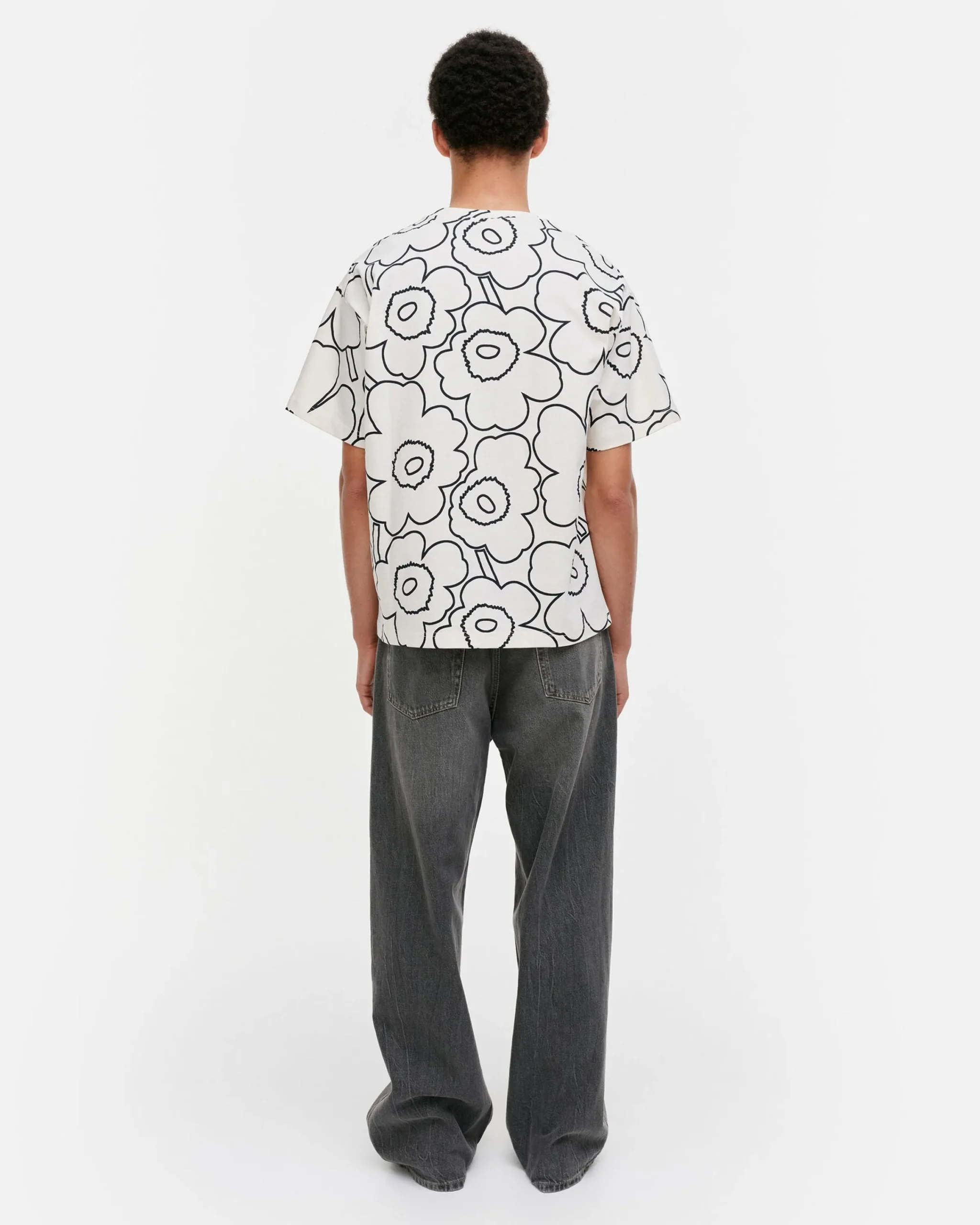 Vaatteet Marimekko Kioski Nopeus Pieni Piirto Unikko T-Paita