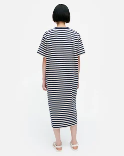 Vaatteet Marimekko Kioski Tasaraita Oversized Trikoomekko