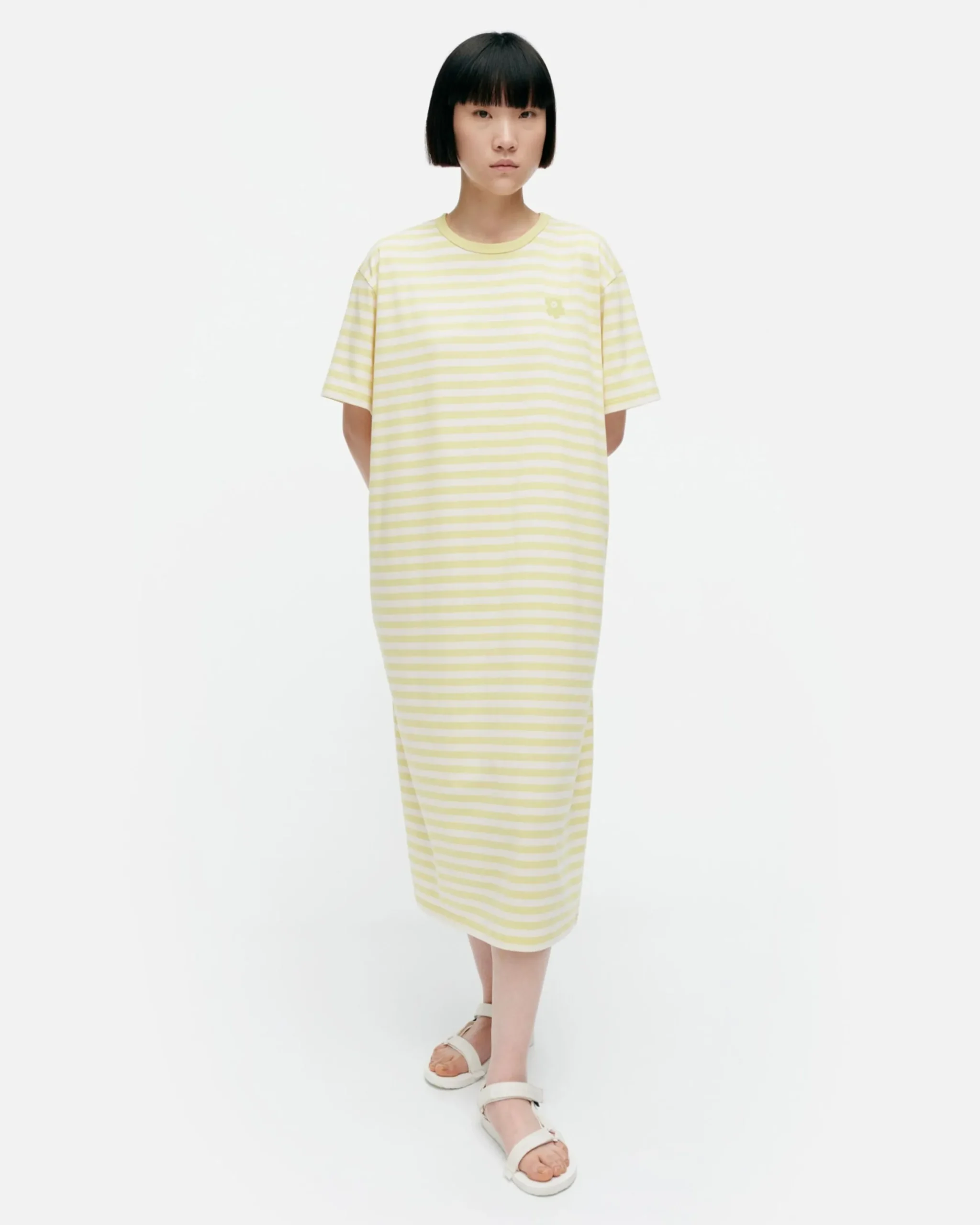 Vaatteet Marimekko Kioski Tasaraita Oversized Trikoomekko