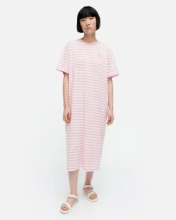Vaatteet Marimekko Kioski Tasaraita Oversized Trikoomekko