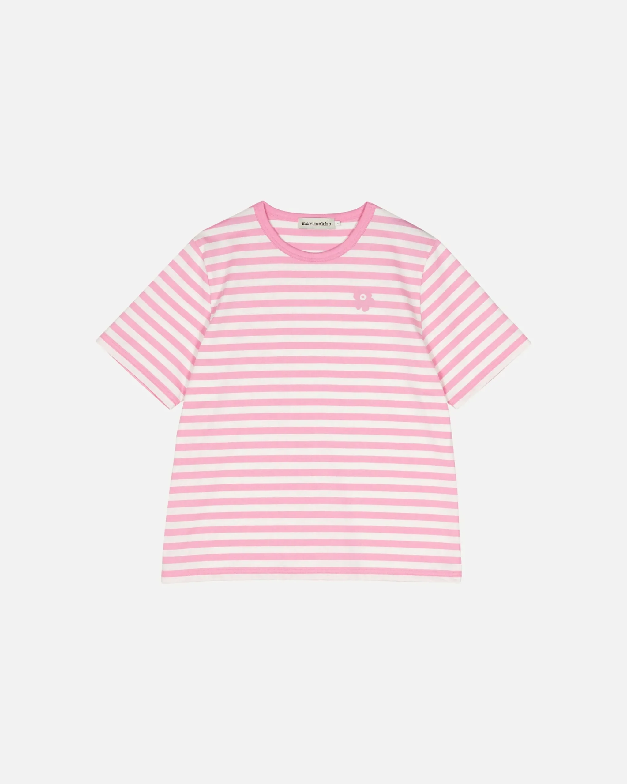 Vaatteet Marimekko Kioski Tasaraita Relaxed Shortsleeve T-Paita
