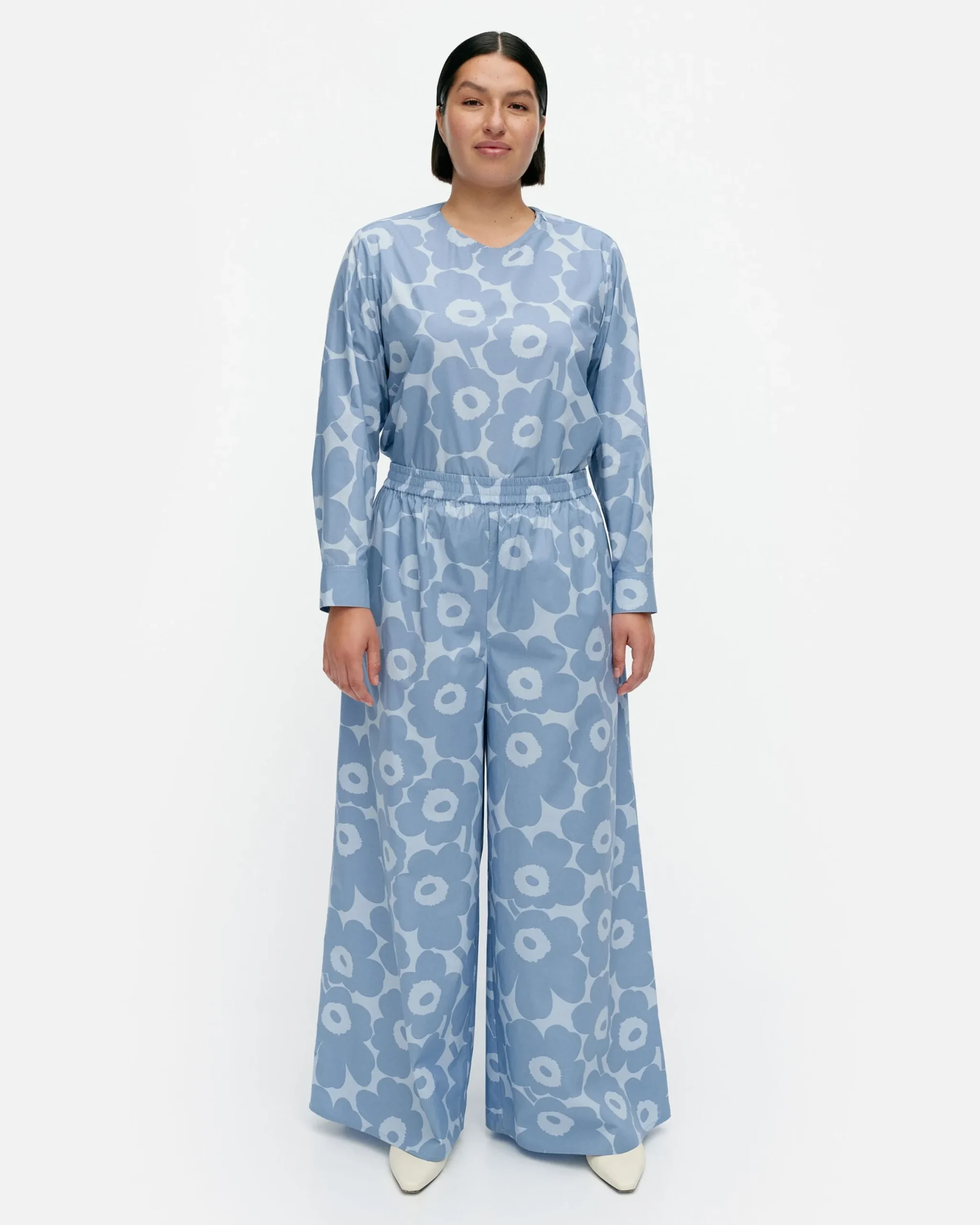 Vaatteet Marimekko Kohti Unikko Puuvillapopliinihousut
