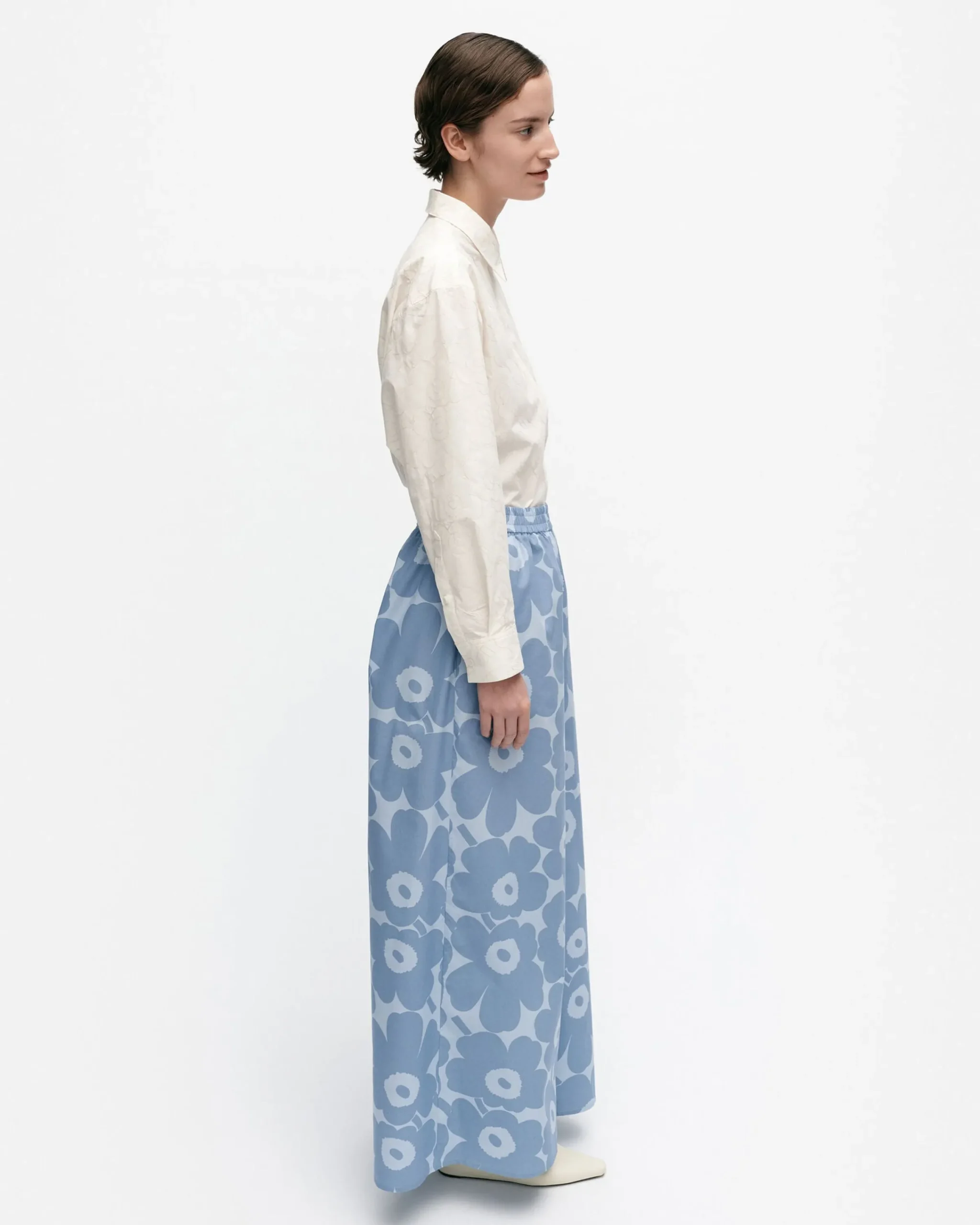 Vaatteet Marimekko Kohti Unikko Puuvillapopliinihousut