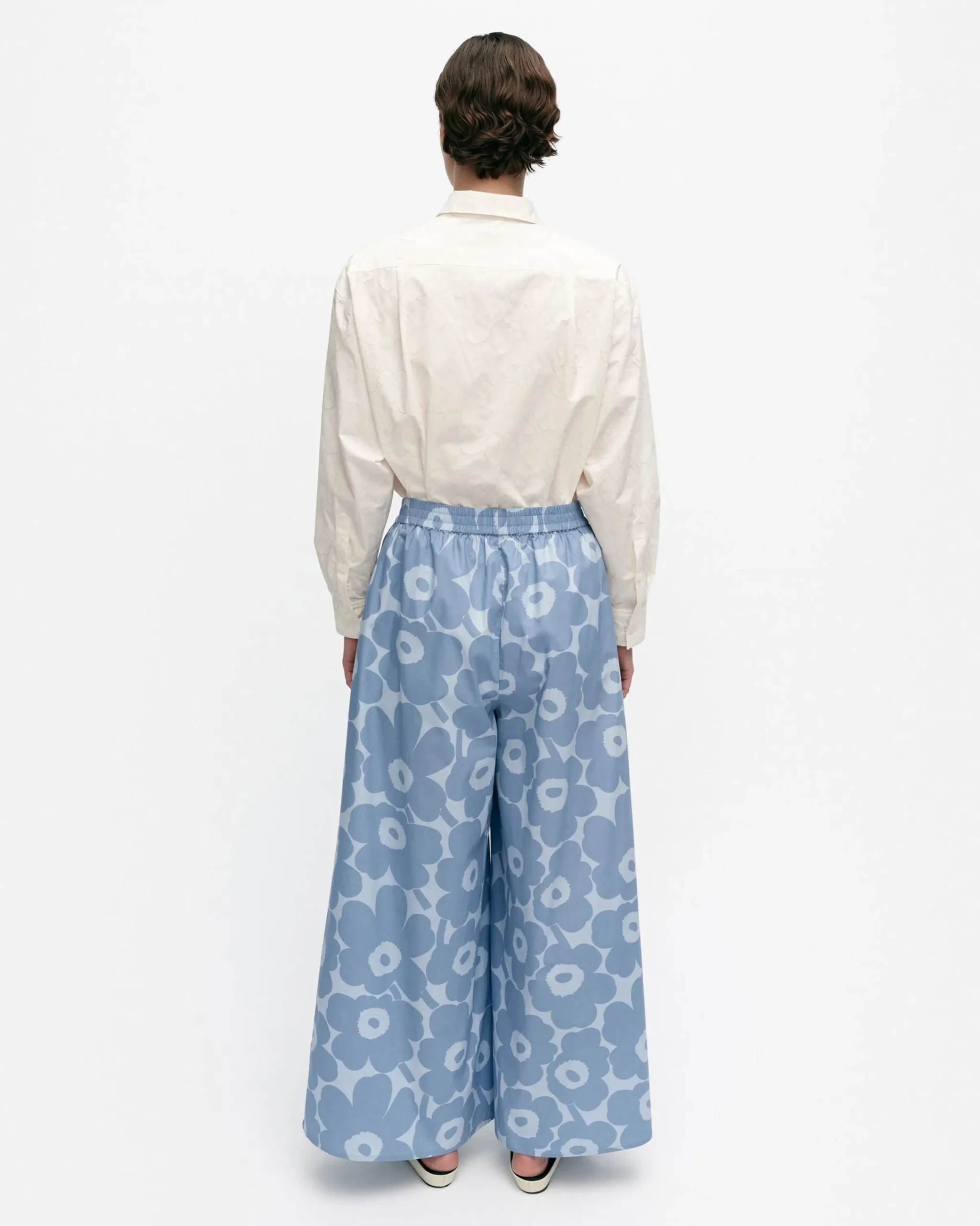 Vaatteet Marimekko Kohti Unikko Puuvillapopliinihousut