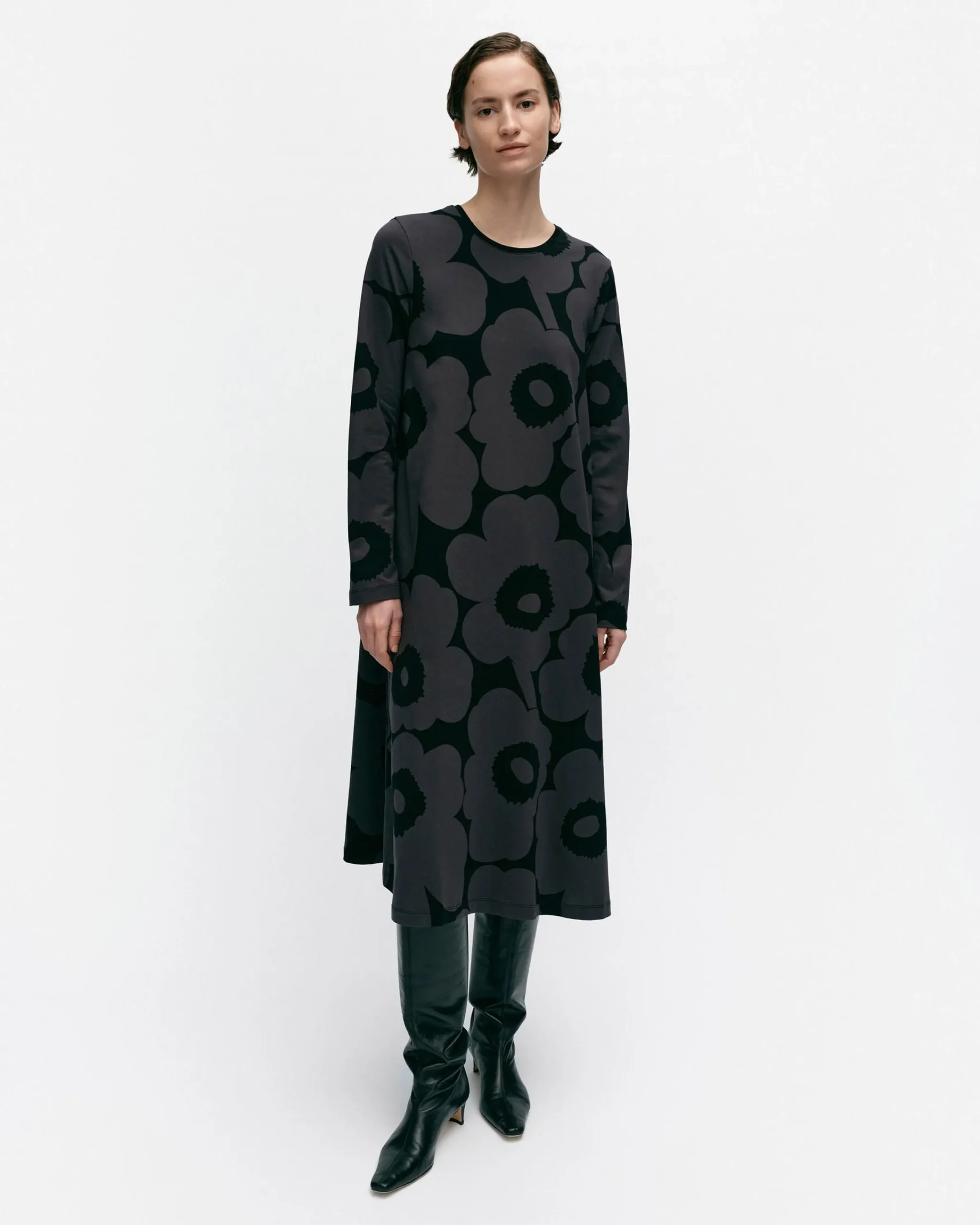 Vaatteet Marimekko Lehtokielo Unikko Trikoomekko