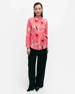 Vaatteet Marimekko Maija Unikko Silkkipaita