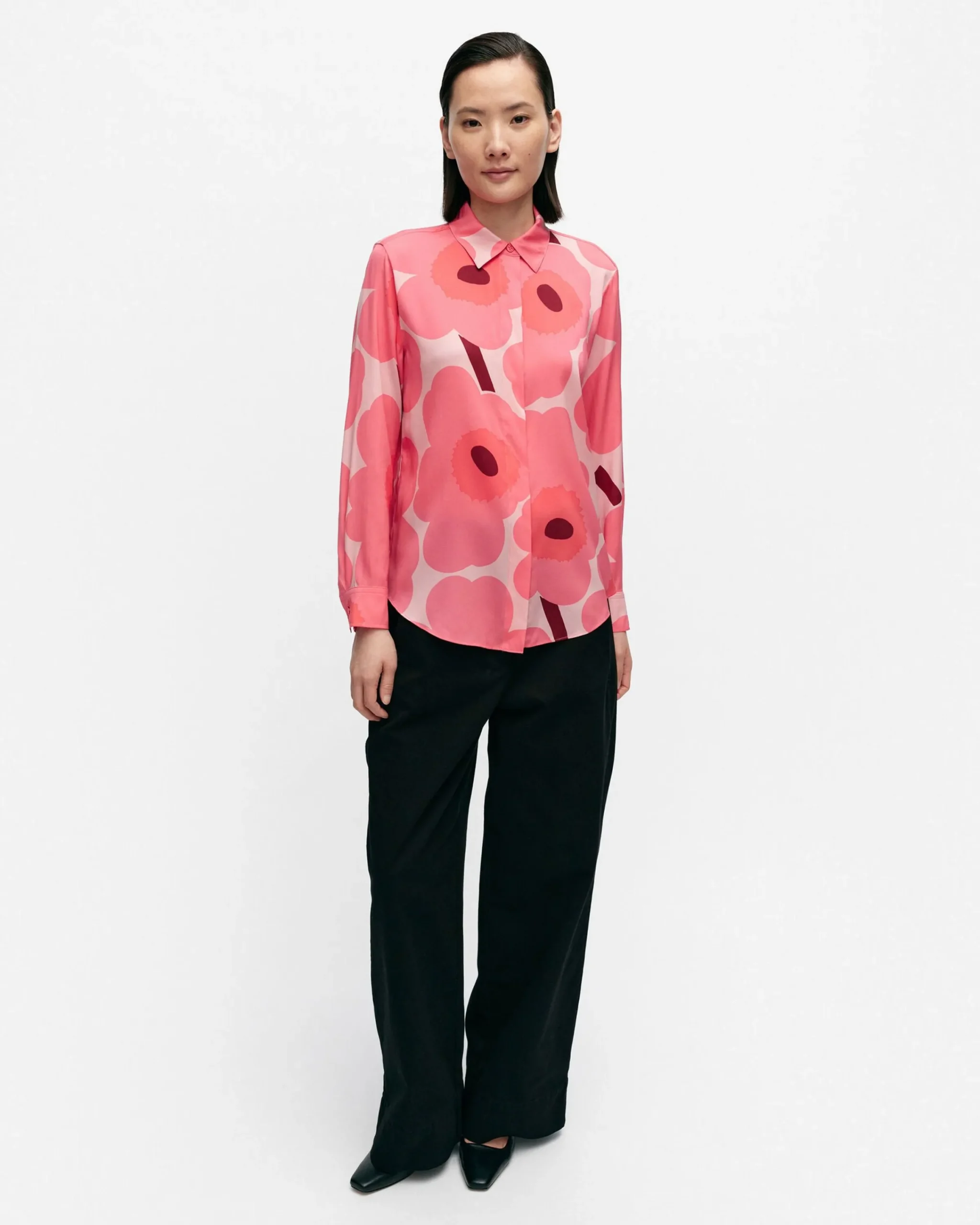Vaatteet Marimekko Maija Unikko Silkkipaita