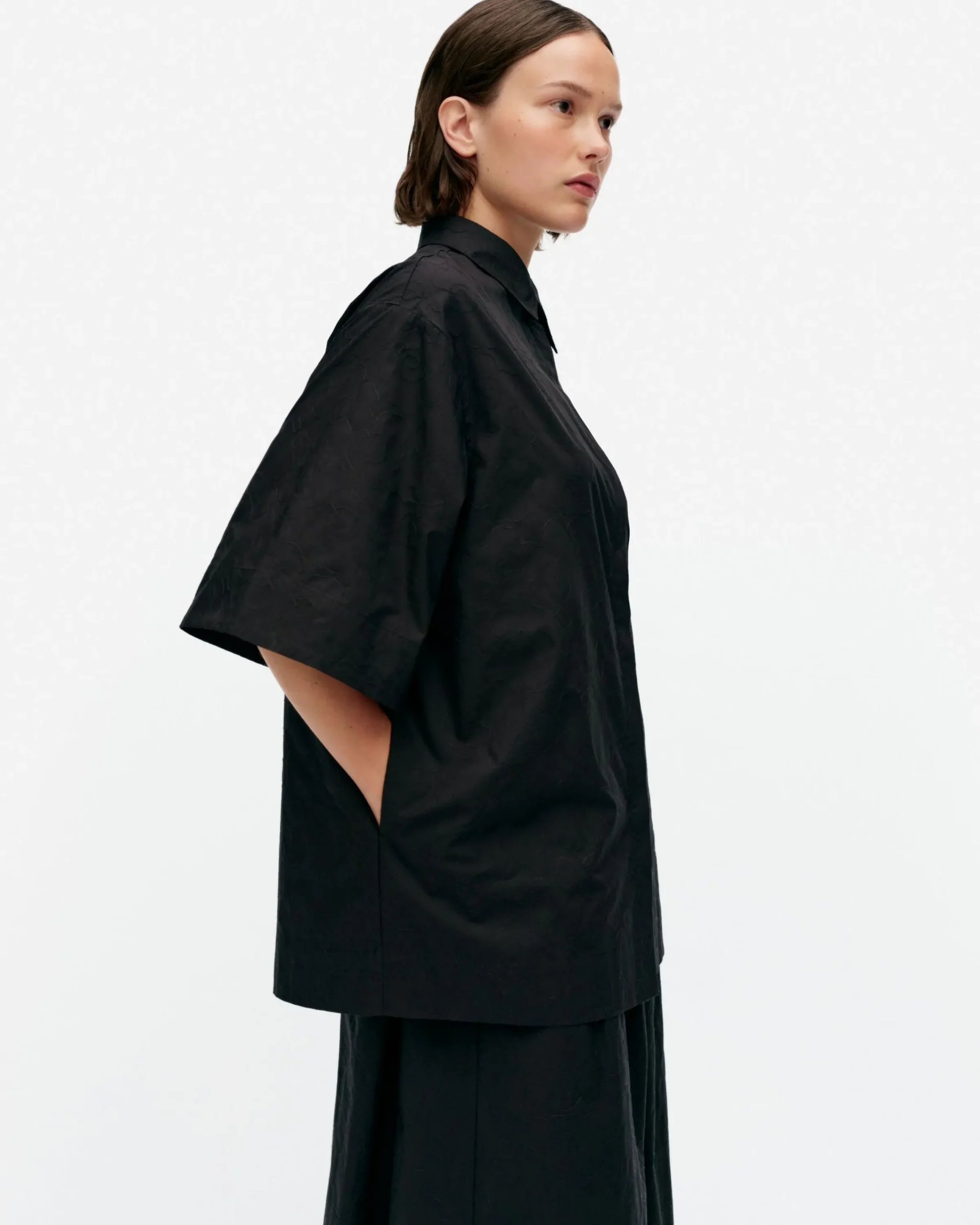 Vaatteet Marimekko Meara Mini Unikko Puuvillapopliinitunika