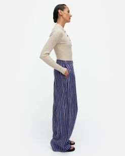 Vaatteet Marimekko Merivirta Piccolo Pellavahousut