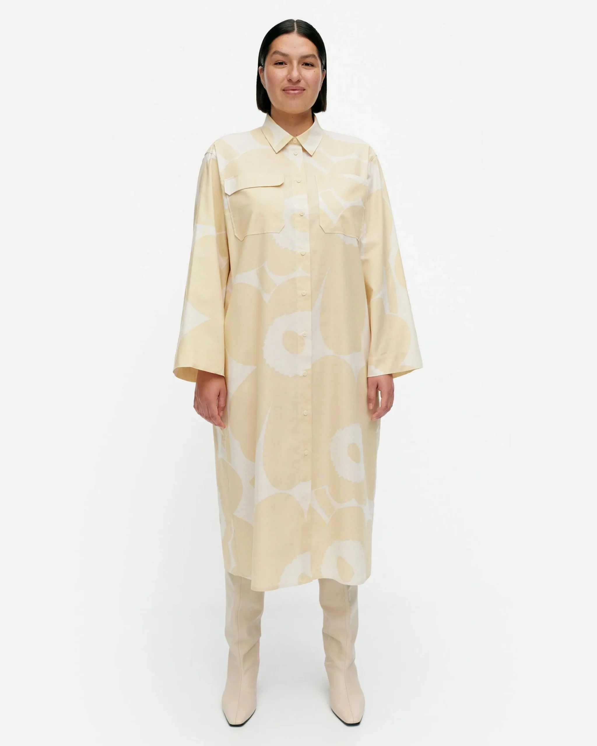 Vaatteet Marimekko Monokromi Unikko Puuvillamekko