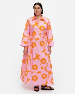 Vaatteet Marimekko Perenna Unikko Puuvillapopliinimekko