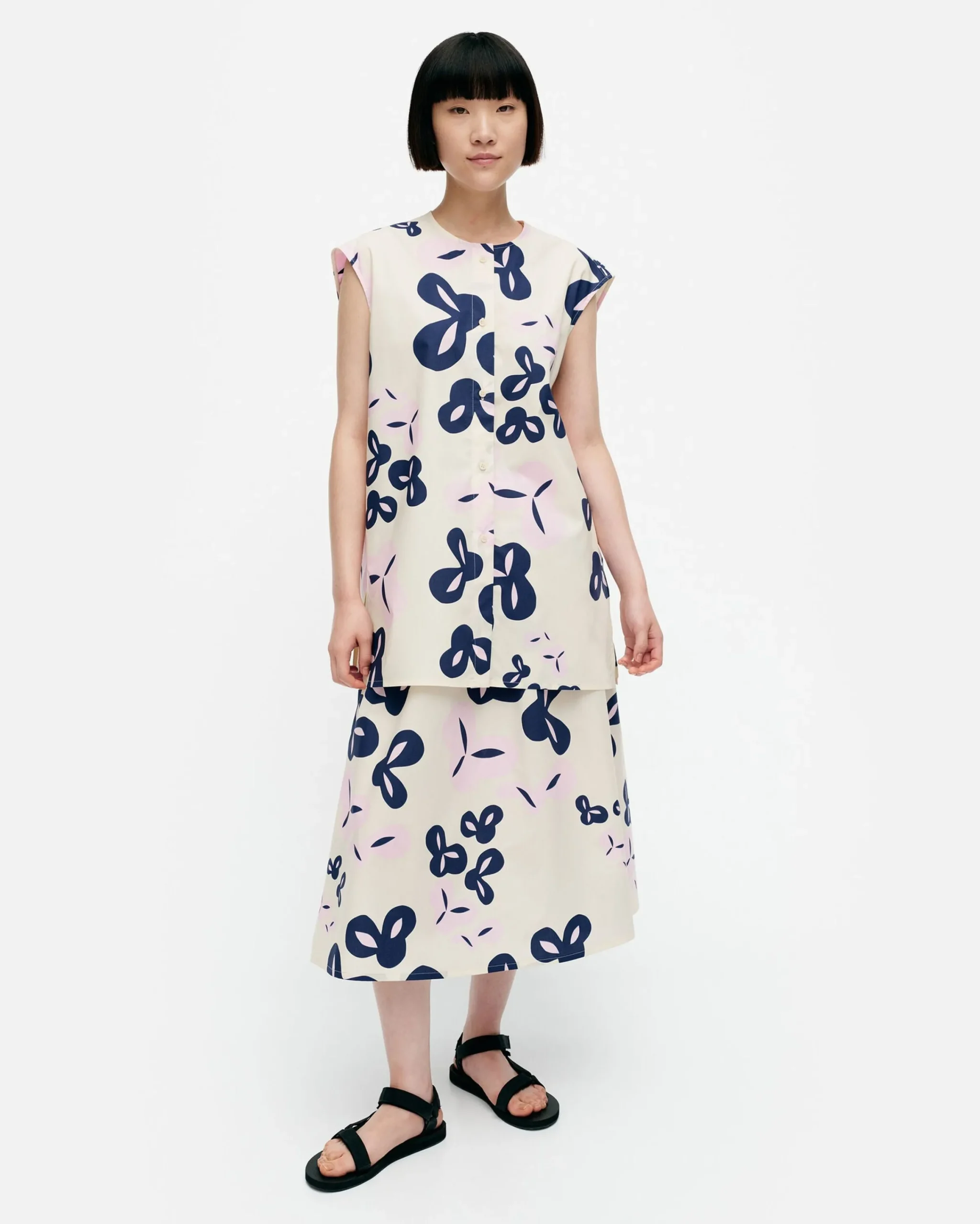 Vaatteet Marimekko Pudas Poiminto Puuvillapopliinitunika