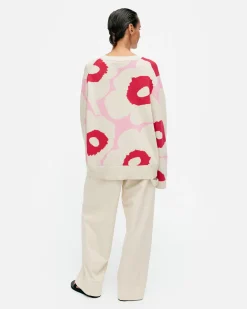 Vaatteet Marimekko Pu00E4Ivu00E4 Unikko Puuvillaneulepusero