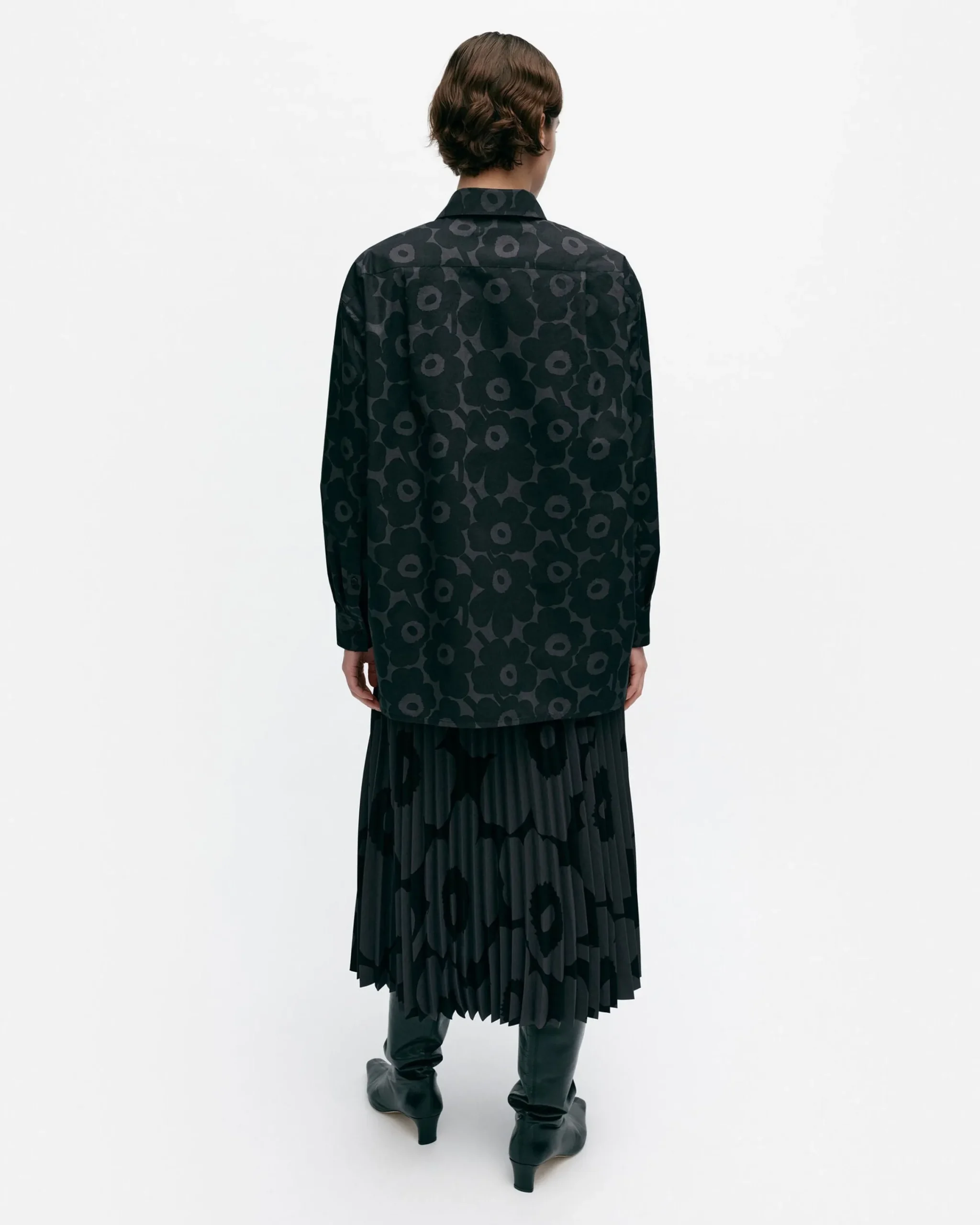 Vaatteet Marimekko Ruoste Mini Unikko Puuvillapopliinipaita
