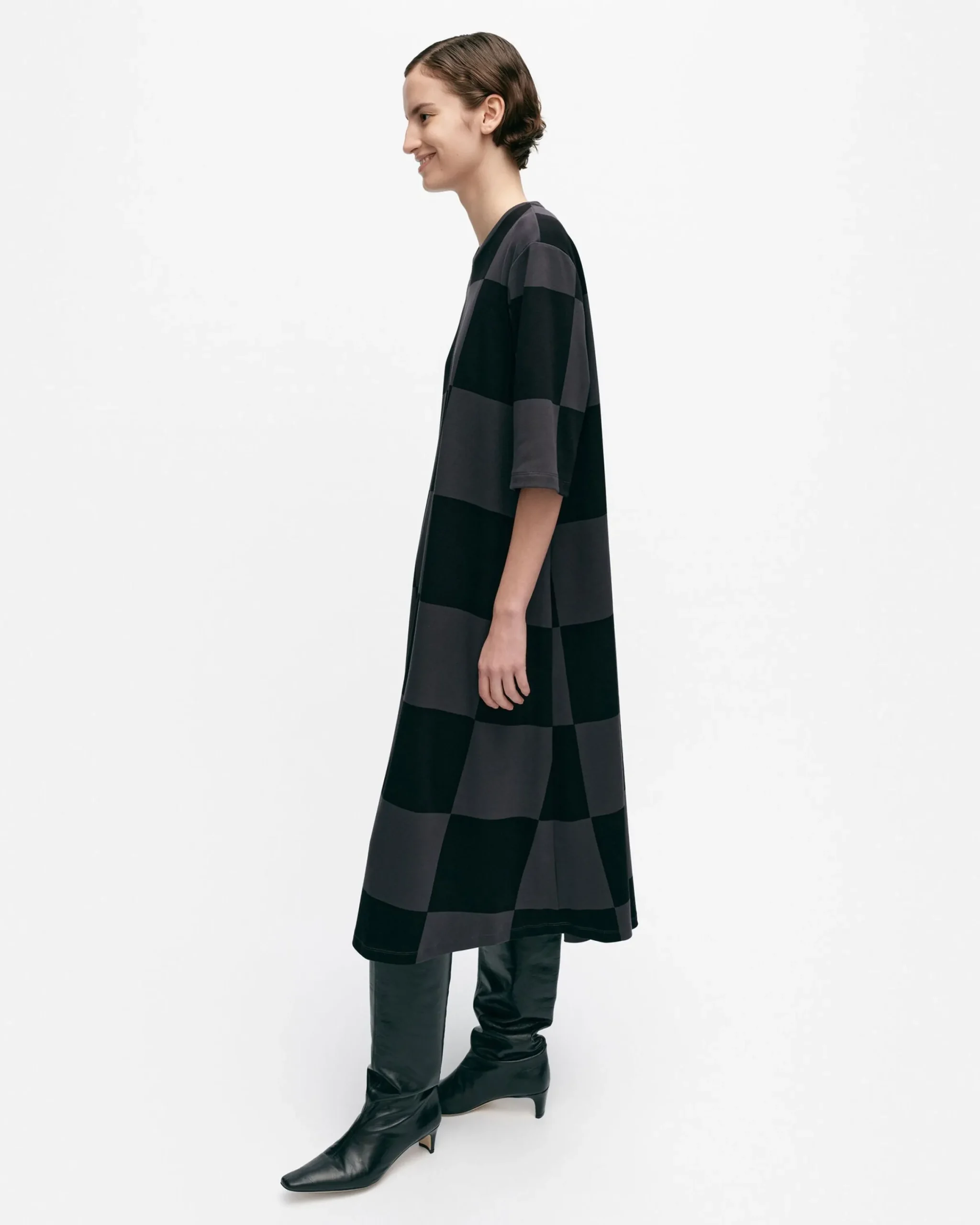 Vaatteet Marimekko Tangentti Kukko Ja Kana Trikoomekko