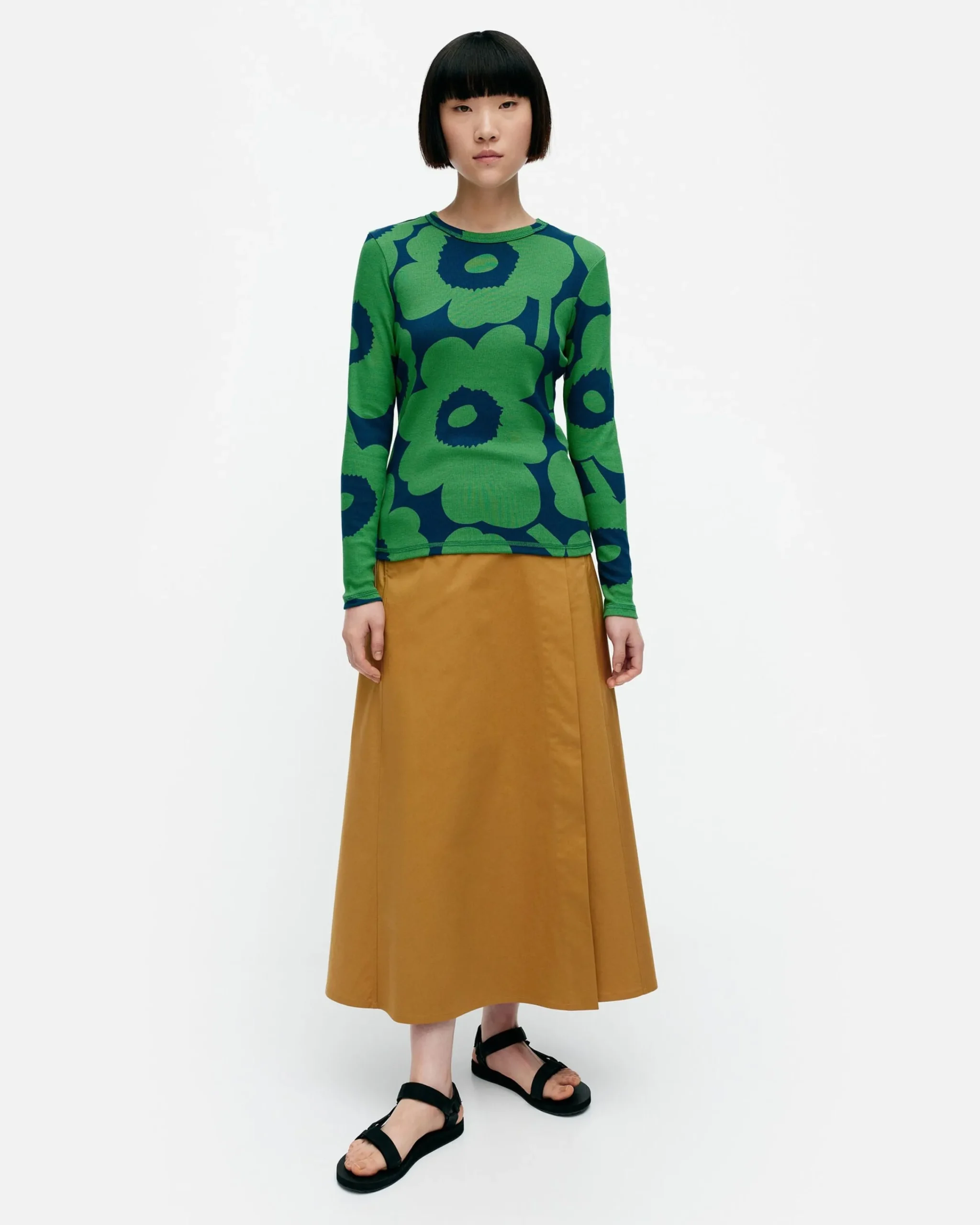 Vaatteet Marimekko Tulva Unikko Ribbipaita